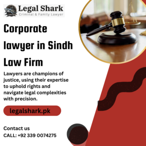 Corporate lawyer in Sindh Law Firm