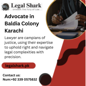 Advocate in Baldia Colony Karachi