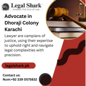 Advocate in Dhoraji Colony Karachi