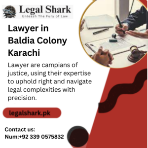 Lawyer in Baldia Colony Karachi