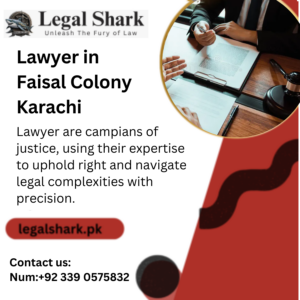 Lawyer in Faisal Colony Karachi